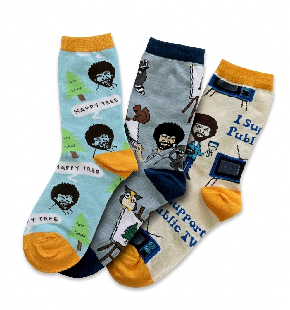 Bob Ross 3-Pak Socks (men's)