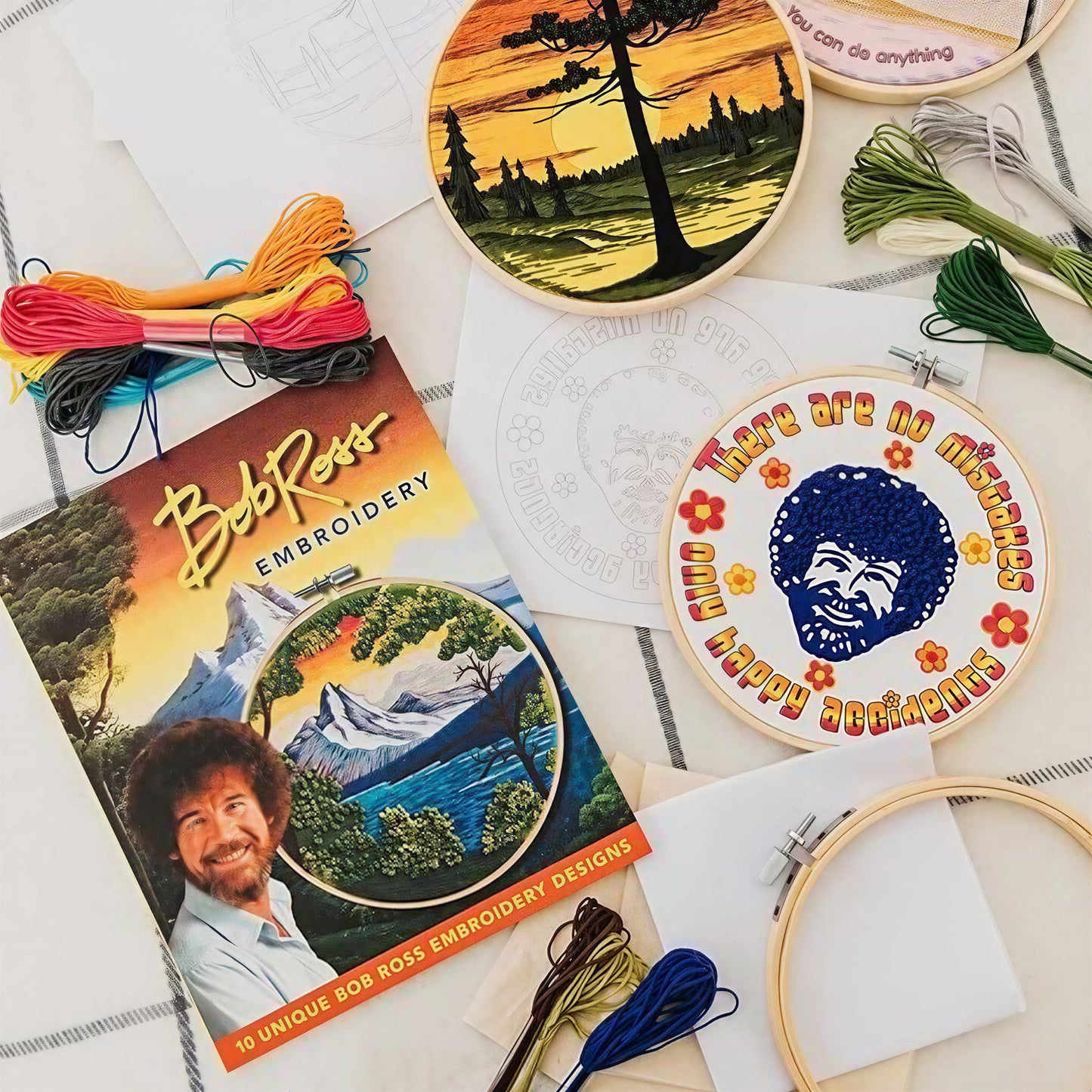 Bob Ross Embroidery Kit